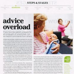 Today’s Parent, Advice overload