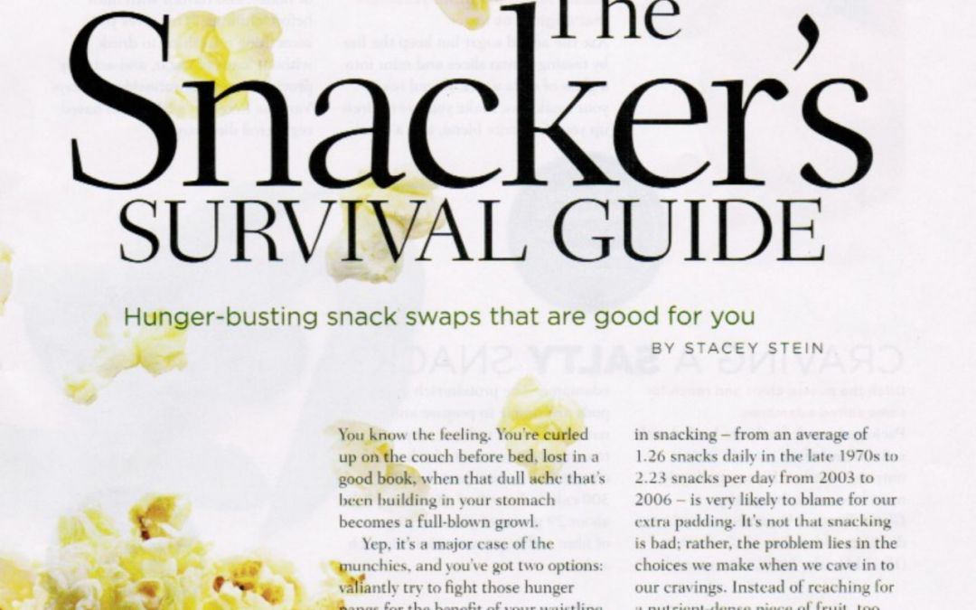 Canadian Living, The snacker’s survival guide