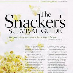 Canadian Living, The snacker’s survival guide